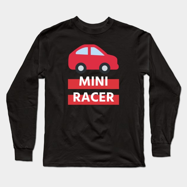 Mini Racer Long Sleeve T-Shirt by Abeer Ahmad